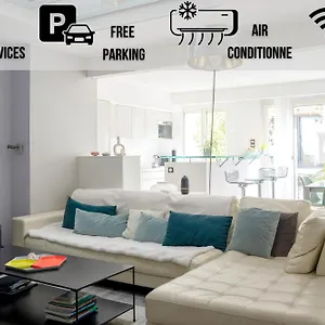 Hébergement de vacances La Maison Jasmin - 8 Personnes - Parking Prive - Climatisation - Jardin, Toulouse